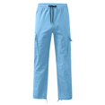 thumbnail image 4 of Men‘s Elastic Waist Loose Fit Lightweight Workwear Casual Cargo Pull On Pants With Multi Pockets, 4 of 4