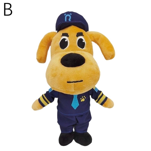 Doll Labrador Sheriff Plush Doll Children Cute Cartoon Toy Soothing Doll