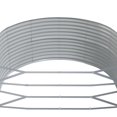 thumbnail image 3 of vidaXL Garden Raised Bed Grey 447x140x68 cm Powder-coated Steel, 3 of 4