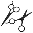 thumbnail image 1 of TABLZONE 2Pcs Mens Grooming Scissors Stainless Steel Black Beard Scissors for Home Use Precision Trimming, 1 of 8