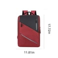thumbnail image 3 of Qocolhg Travel Laptop Backpack, Business Anti Theft Slim Sturdy Laptops Backpack with USB Charging Port, Water Resistant College School Computer Bag Gift for Men & Women Fits 15.6 Inch Notebook, 3 of 6
