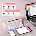 thumbnail image 3 of Phomemo M832 Portable Printers Wireless for Travel, Bluetooth Thermal Printer, Inkless Mobile Printer Support 8.5'' x 11'' & A4 Thermal Paper, Compatible with iPhone Android Laptop for Office Car Home, 3 of 9