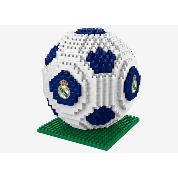 Real Madrid - BRXLZ 3D Soccer Ball Construction Kit 696 Pieces, Building Block Kit
