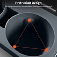 thumbnail image 4 of Mistaha Tesla Model 3/Y Cup Holder Organizer Silicone Cup Mat Interior Storage Tray Replacement - Grey, 4 of 6