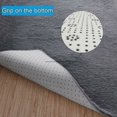 thumbnail image 2 of Luckyn Soft Shaggy Rug,Anti-Slip Fluffy Rugs Large Shaggy Rug Super Soft Mat Living Room Bedroom Carpet,Silver Gray, 2 of 8