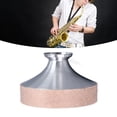 thumbnail image 1 of Saxophone Soprano Muet, Alliage d'Aluminium Feutre Soprano Saxophone Muet pour le Remplacement, 1 of 8
