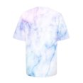 thumbnail image 5 of Pompotops T-shirt Imprimé pour Femme, Manches Courtes, Blouse à Col Rond, Hauts Décontractés, Liquidation, 5 of 5