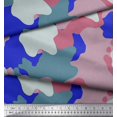thumbnail image 2 of Soimoi polyester Crepe Fabric Multicolor Camouflage Fabric Prints By Yard 42 Inch Wide, 2 of 3