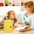 thumbnail image 3 of Sac à Dos d'École pour Filles Enfants Couleur Unie Petit Sac à Dos Garçons et Filles Cartable Léger Cartable d'Élève Mignon Sacs à Dos pour Fille pour l'École Enfants Sac à Dos d'École pour Garçons, 3 of 5