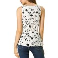 thumbnail image 3 of INSPIRE CHIC Hauts d'Été pour Femmes Sans Manches à Encolure en V Portefeuille à Taille Nouée, 3 of 7