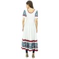 thumbnail image 3 of Bimba Kurti Anarkali Longue Ligne A pour Femmes, Kurta d'Été pour Dames, Robe Maxi, 3 of 8