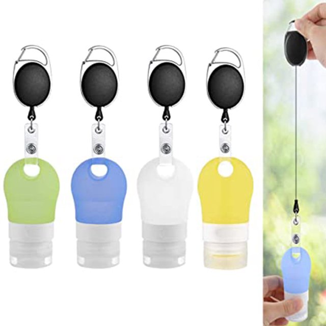 EGNMCR Portable Travel Bottles Set, Empty Bottles Container Silicone bottom