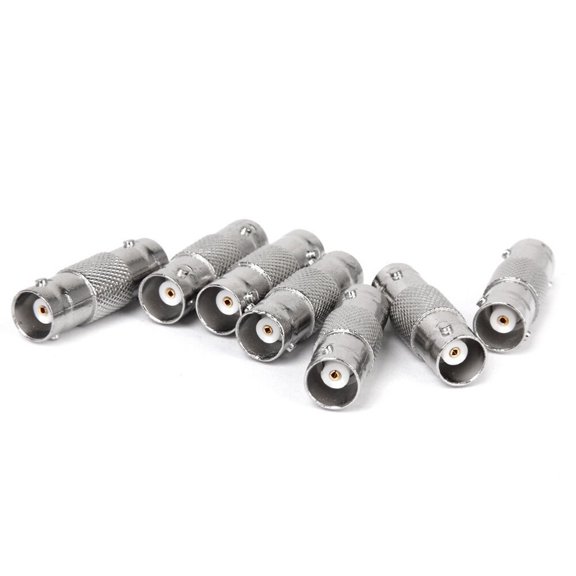 OULII 10Pcs Female Jack Cable Converter for CCTV Camera and Video Cable Connectors 1.3*0.39*1.3in