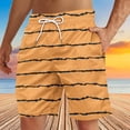 thumbnail image 4 of Soki Shorts de Plage Décontractés pour Hommes Shorts à Rayures en Liquidation, 4 of 5