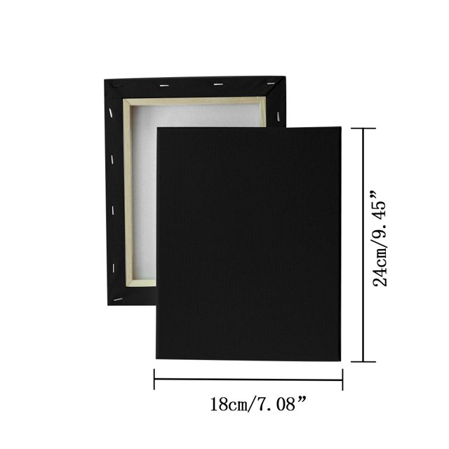Huayishang DIY Black Oil Painting Canvas Mini And Stretched Canvas Home Decors