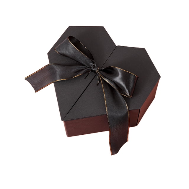 Heart Shaped Box Open Door Ribbon Bow Heart Shaped Gift Box Wedding Accompaniment Gift Box Holiday Cosmetic Gift Box Heart Shaped Gift Box