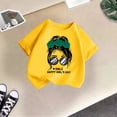 thumbnail image 5 of Hauts de Danse pour Enfants Filles T-Shirt Manches Longues Enfants Filles Mignon Graphique Imprimé Col Rond Manches Courtes Tee Été Décontracté T-Shirt Hauts, 5 of 5