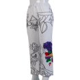 thumbnail image 4 of Pantalon Grand Extensible pour Femmes Mélange Coton Bas Imprimé Taro, 4 of 4