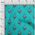 thumbnail image 1 of oneOone Cotton Poplin Fabric Leaves & Floral Block Print Fabric BTY 56 Inch Wide, 1 of 4