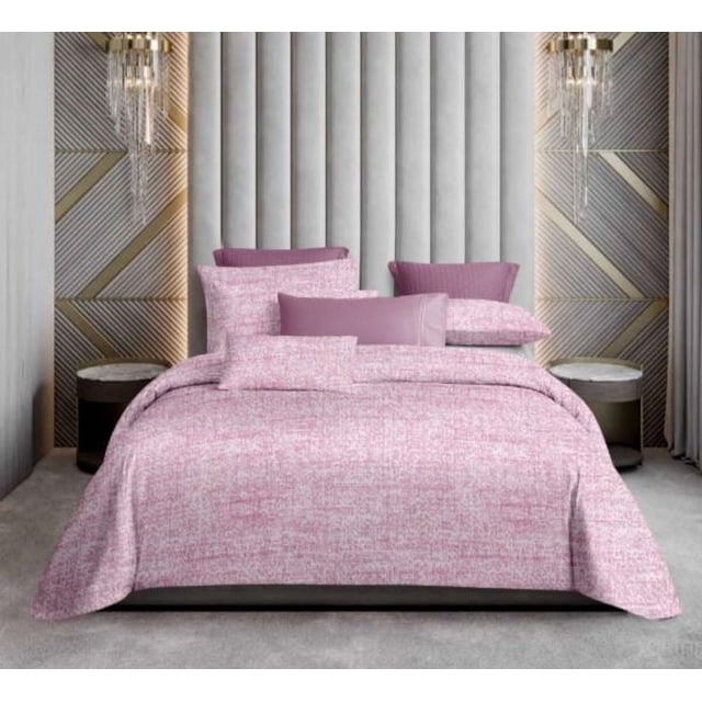 Drap-housse Grand Lit Double Élégance Florale - Rose