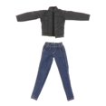 thumbnail image 3 of Milaget 1/12 Scale Female Miniature Jacket Suit, Figure Leather Coat Suit, DIY Accessory, 3 of 9