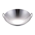 thumbnail image 4 of Beloving Round 26cm Stainless Steel Wok Pan with Ergonomic Handle, 4 of 9