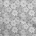 thumbnail image 1 of oneOone Polyester Spandex Gray Fabric Floral Retro Sewing Craft Projects Fabric Prints By Yard 56 Inch Wide, 1 of 5