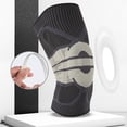 thumbnail image 2 of 2pcs Ultra Knee Compression Sleeve - Professional Knee Brace  Elastic Knee Wraps Patella Stabilizer with Silicone Gel Spring Support  Knee Support Non-slip for Men Women, 2 of 6