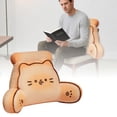 thumbnail image 1 of Lumbar Support Pillow For Bed & Sofa Soft Back Cushion For Chair Car Seat Pregnancy Comfortable Orthopedic Backrest For Long Sitting, 1 of 7