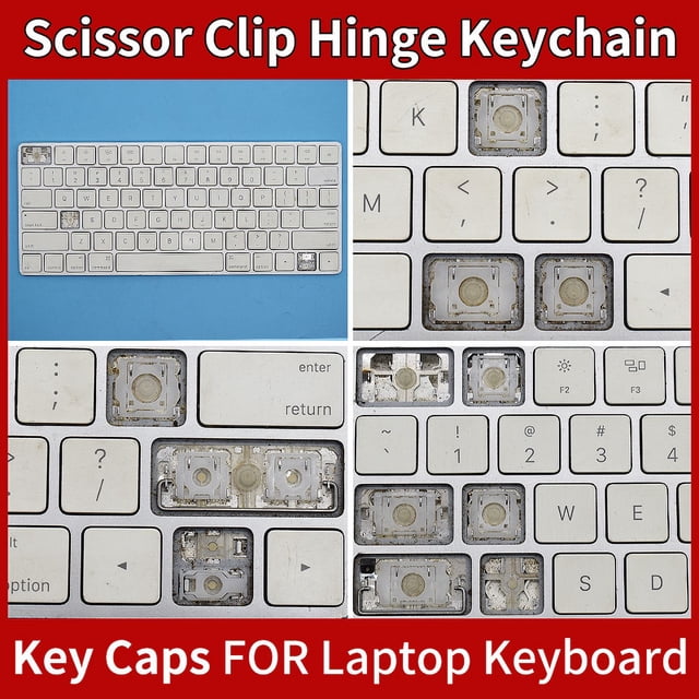 Remplacement Keycap Key Cap &Cissor Clip&Hinge pour Apple A1644 Magic 2 Clavier Bluetooth Touche & Clips 3 Charnière
