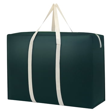 Heavy-Duty Storage Bag for Moving & Packing - Large Capacity Foldable Luggage Bag for Blankets, Clothes, Bedding & Sports Equipment