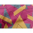 thumbnail image 4 of oneOone Cotton Cambric Fabric Rectangle & Triangle Geometric Printed Craft Fabric BTY 56 Inch Wide, 4 of 4