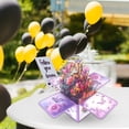 thumbnail image 4 of Cqxid Greeting Card Under $5 Fresh Cut Paper Up Card 3D Colorful Butterfly Paper Bouquet Greeting Card Forever Bouquet 3D Up Greeting Card Birthday Up Card Gift Graduation Gift, 4 of 4