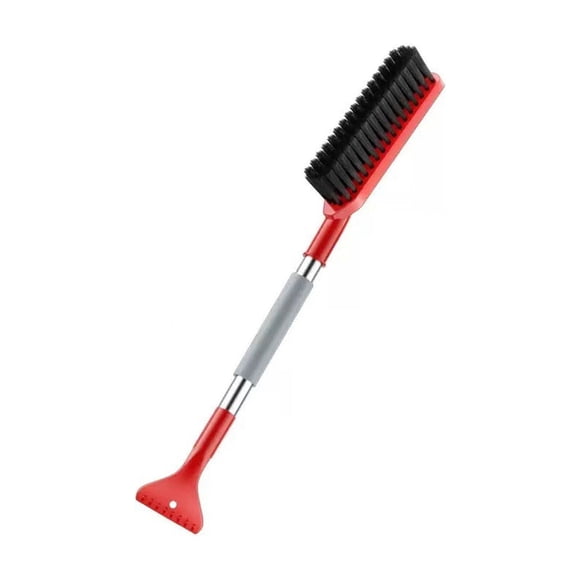 Eoozwa Pelle à Neige Rétractable en Alliage d'Aluminium avec Poignée Détachable Outil d'Hiver pour Enlever la Neige et le Glace Lourd Rangement Compact pour Coffre
