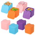 thumbnail image 1 of 8 PCS Silicone Snack Containers, 4oz Silicone Food Container, Reusable Small Food Storage Container for Lunch Box, Leakproof Dip Container to Go, Condiment Salad Dressing Container with Lid, 1 of 5