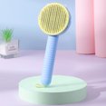 thumbnail image 1 of TopLLC Pet Combing Brush With Hair Removal Button Pet Hair Cleaner Brush Self Cleaning, 1 of 4