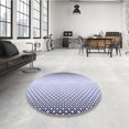 thumbnail image 4 of Ahgly Company Machine Washable Indoor Square Transitional Lavender Blue Area Rugs, 7' Square, 4 of 7
