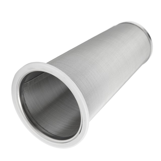 Cold Brew Coffee Maker Tea Infuser 304 Stainless Steel 304 Stainless Steel Cold Brew Coffee Filter Cone Mesh Withe Rubber Circle Coffee Brew Infuser For Fruit Drink