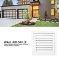 thumbnail image 4 of Gable Vent Cover, Wide Application Easy Installation Aluminum Alloy  Ventilation Wall Air Grille Stable Airflow  For Home, 4 of 8