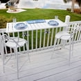 thumbnail image 4 of Heavenly Collections Tabourets de Bar Modernes Moules pour Cuisine, Blanc, Style Boucle, 4 of 7