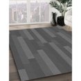 thumbnail image 3 of Ahgly Company Machine Washable Indoor Rectangle Transitional Black Area Rugs, 7' x 10', 3 of 7