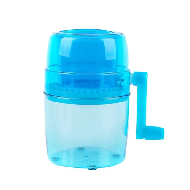 Zootealy Rasoir à Glace à Manivelle, Machine à Cônes de Neige avec Lames en Acier Inoxydable, Capacité de 1,1 L