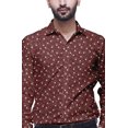 thumbnail image 2 of BESTMAN Cotton Shirt With Pockets Spread Collar Button Down Formal Shirt, 2 of 5