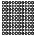 thumbnail image 1 of M10 Hex Nut, Carbon Steel Strong Wear Resistance Standard Size Nut 100Pcs  For 170, 1 of 8