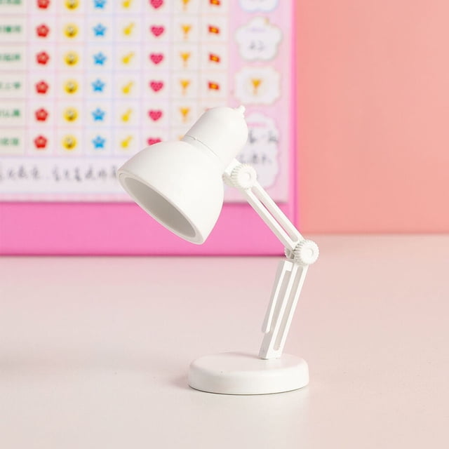 Ruiboury LED Table Lamp Fold -able Night Reading Book Lamps for Home Room Computer Notebook Laptop Desk Night Lights Eye Protections LD02-white 3Set