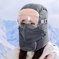 thumbnail image 3 of Winter Sports Windproof Thermal Hat with Integrated Goggles for Outdoor Riding Skiing Camping and Hiking Activities, 3 of 4