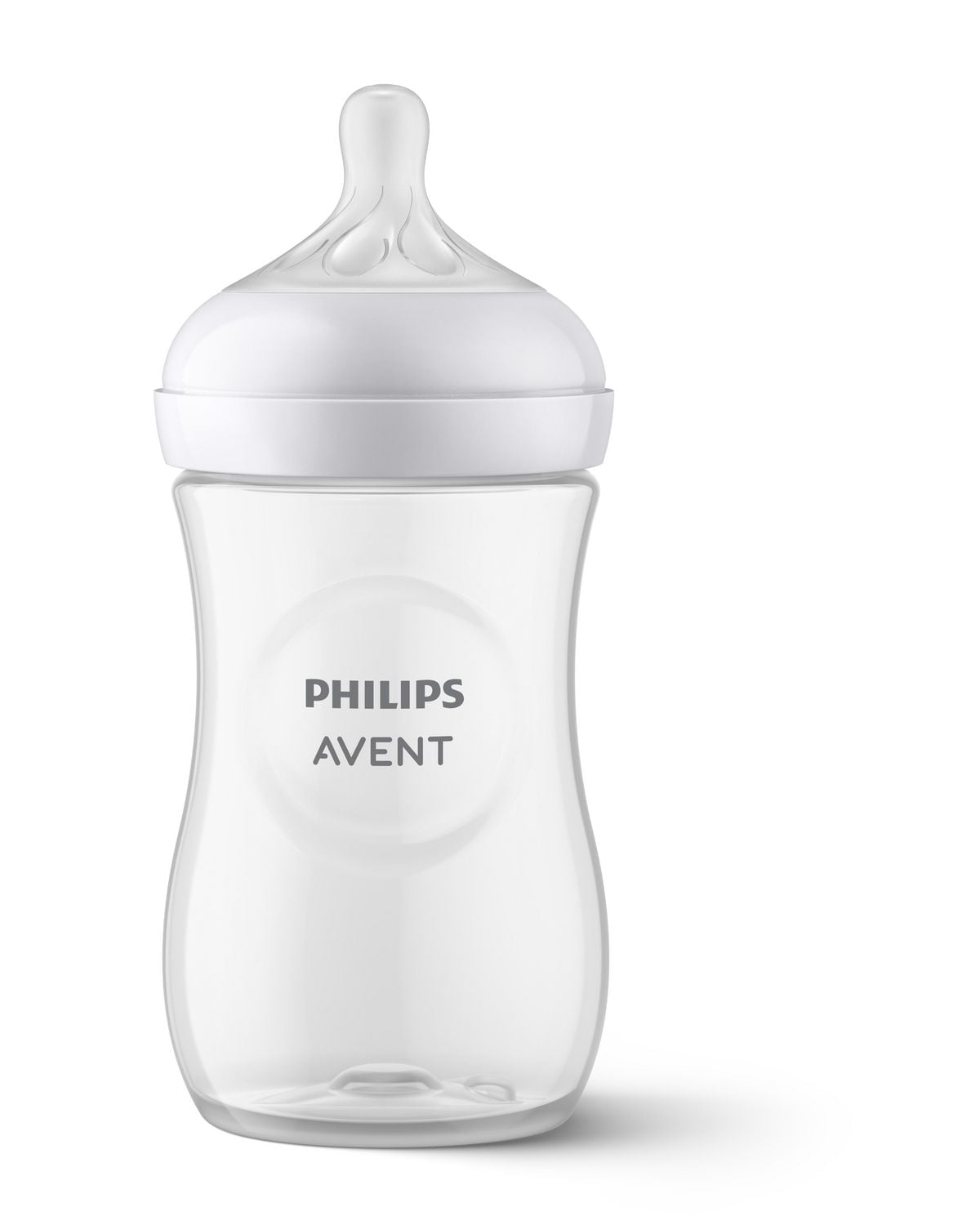 Philips Avent Glass Natural Baby Bottle With Natural Response Nipple, 8oz Bottle, SCY913/01