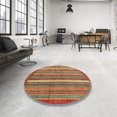 thumbnail image 3 of Ahgly Company Tapis d'Intérieur Rectangulaire Abstrait Rouge Tapis de Zone Abstrait, 4 Pieds x 6 Pieds, 3 of 6