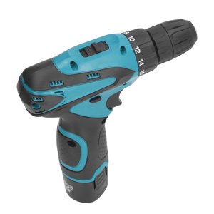 12V Kit de pilote sans fil sans brosse avec 2x 1300mAh Piles & 1-Hour Chargeur rapide, 350 Torque en lbs, 3/8" sans clé, 2-Speed (0-400/0-1200 RPM), 18+1 Réglages du couple, LED Lumière, ergonomie