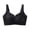 Black, variant on HVOBTTY Women's Comfortable Push Up Bra, Fashion Women's Solid Color Lifting Gathering Folding Sagging Bra Bra for Women Daily Bra Black, XXL